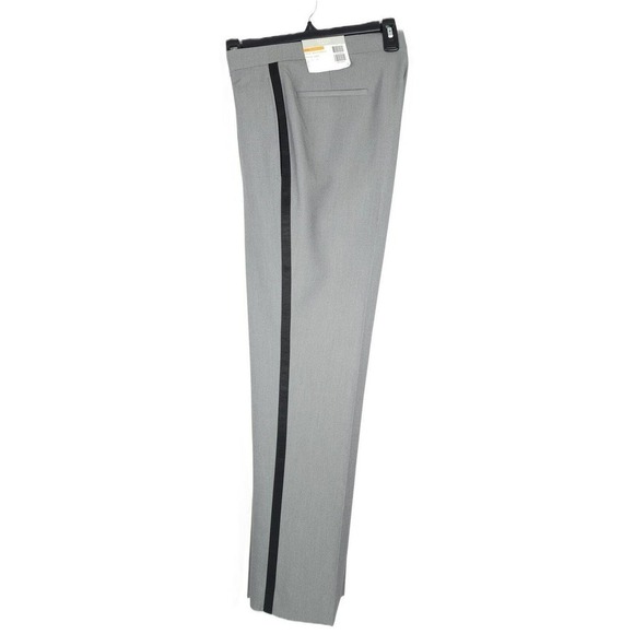 Alfani Men's Slim-Fit Stretch Tuxedo Pants Grey/Black 30x30 NWT - Picture 4 of 4